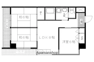 山崎ビル【404号室】の間取り