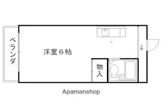 ハイツシャンピニオン【201号室】の間取り
