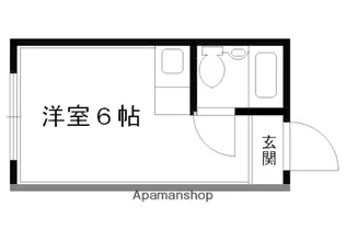 キュービックハウス【303号室】の間取り