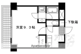 1Kの間取り画像