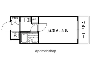 ダイアパレス京都祇園【2階】の間取り