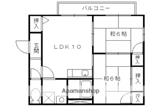 アクロポリスT【108号室】の間取り
