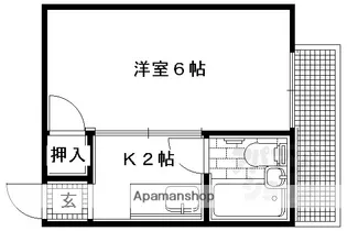コープ春菜【2階】の間取り