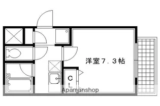サンシティ烏丸高辻【303号室】の間取り