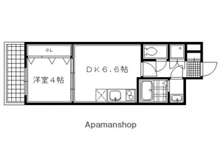 アイカーサ綾小路【502号室】の間取り