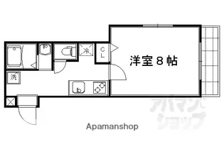 京洛マンション【301号室】の間取り