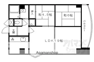 ヴォール ヴォラン【602号室】の間取り
