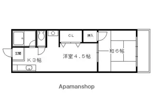 近建イレブン【802号室】の間取り