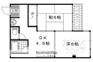 近建イレブン【401号室】の間取り