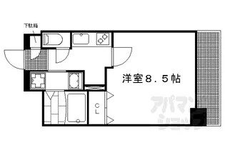 ベラジオ西陣聚楽【603号室】の間取り