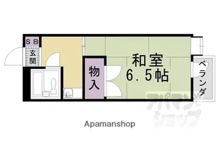 ハイツ紫雲【103号室】の間取り