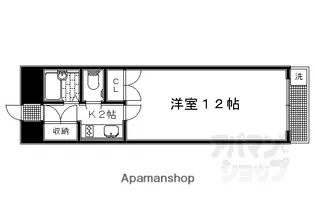 アクエルド仁王門【105号室】の間取り