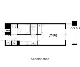 「アスヴェル京都東山五条」【5階】の間取り