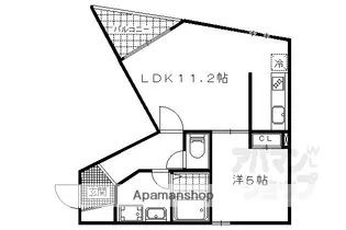 PARK HILLS OYAKE【304-b号室】の間取り