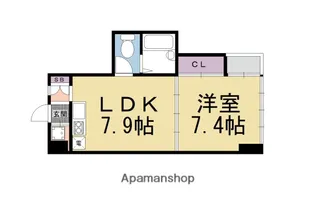 メゾン音羽【206号室】の間取り