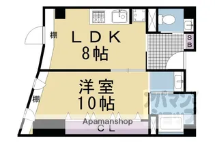 雪月花【301号室】の間取り