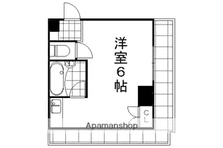 ルミエール末広【401号室】の間取り