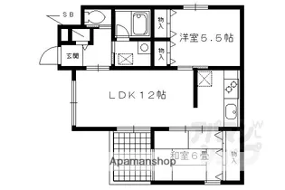 FOUR SEASONS COURT【302号室】の間取り