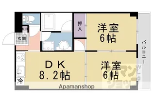 エクセル新十条【405号室】の間取り