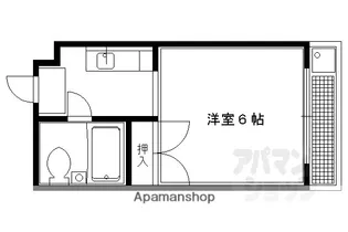 ベルロード高野【211号室】の間取り