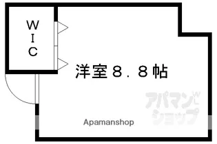 カーサミーア北白川【211号室】の間取り