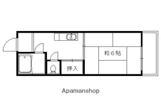 京栄マンション【305号室】の間取り