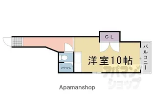 パレス松原【511号室】の間取り