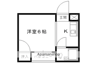 ドエル綾小路【3-C号室】の間取り