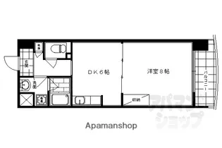 ALBA烏丸御池【402号室】の間取り