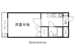エクセレント丸太町【1階】の間取り