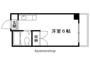 アサヒカレッジハイツ【303号室】の間取り