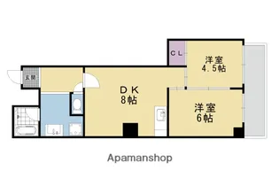 メゾン・ド・フローラ【302号室】の間取り