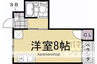 グロリアス杉本【202号室】の間取り