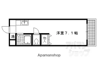 グランビィア御蔭【311号室】の間取り