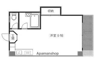 メゾンベルジュール【206号室】の間取り