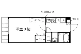 1Kの間取り画像