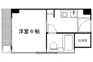 コスモリード京都今出川【602号室】の間取り