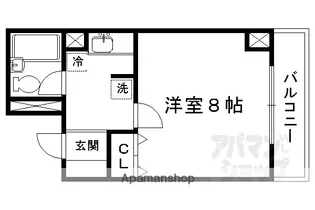 メゾンジョアパートII【403号室】の間取り