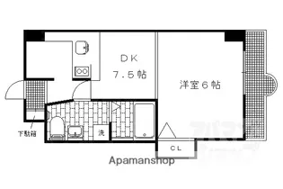 リバーロードタカノ【315号室】の間取り