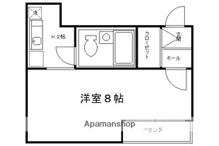 CASA聚楽【403号室】の間取り