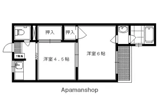 祇園ハイツ【403号室】の間取り