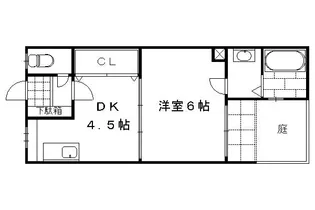 祇園ハイツ【102号室】の間取り
