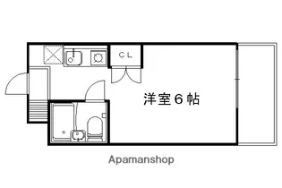 プレステージ御陵【403号室】の間取り