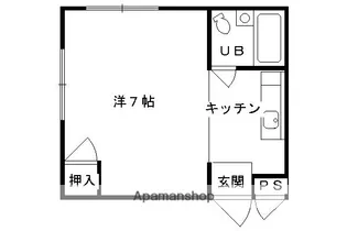 コーポ日章【203号室】の間取り