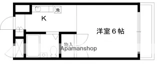 パラドール円町【206号室】の間取り