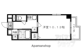 エターナル高辻【302号室】の間取り