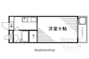 アスビール三条【3F号室】の間取り