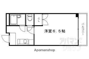 タッチダウン26【407号室】の間取り