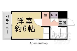 ヴィラ夷川【301号室】の間取り