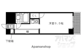 コーポ樋ノ口【411号室】の間取り